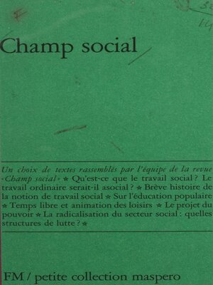 cover image of Champ social